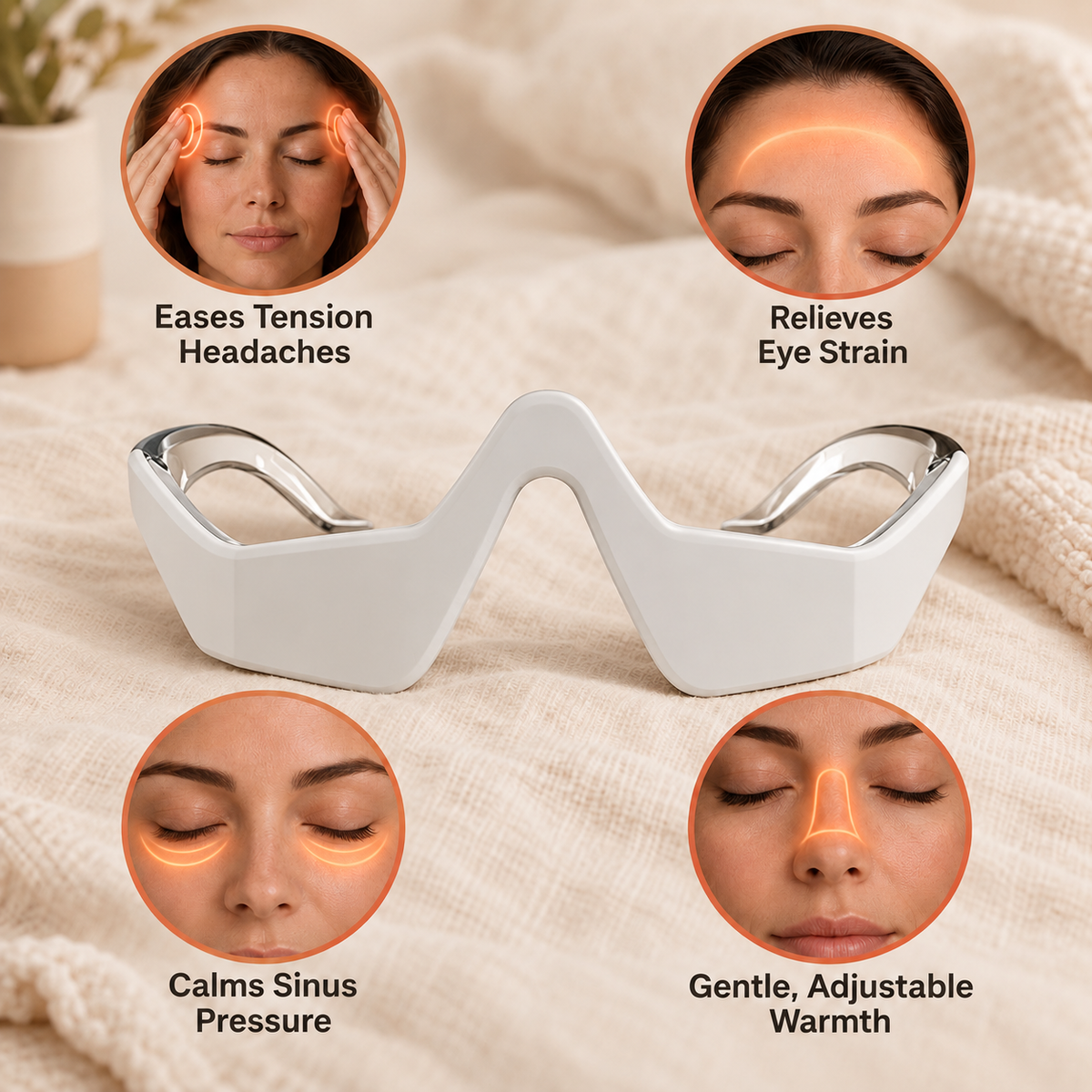 Solace Glow - Red Light Eye Massager